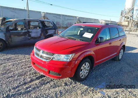2017 Dodge Journey Se из США, поврежденный, VIN 3C4PDCAB2HT683936